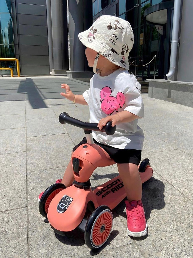 스쿳앤라이드 킥1(피치) 유아킥보드 어린이 씽씽카