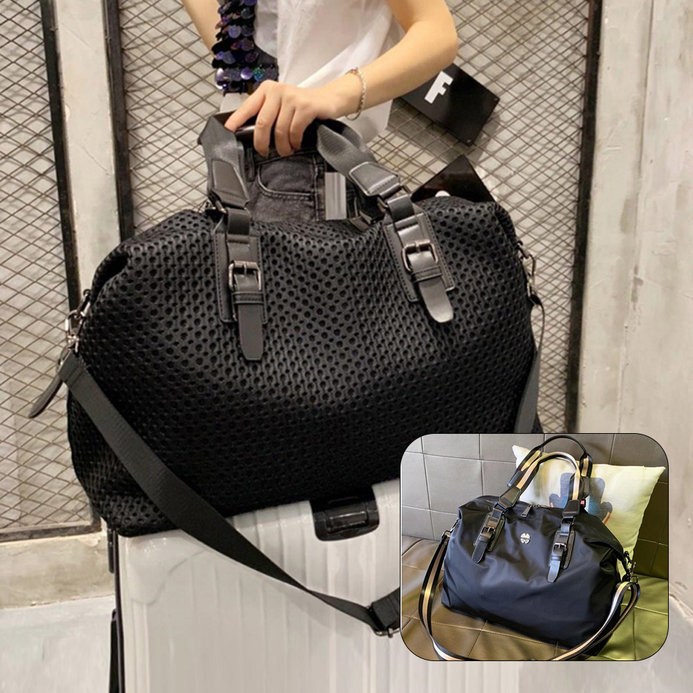 남자 여자 대형 보스톤 가방 1박2일 여행 트래블 운동 가벼운 보스턴백 여행용 짐 옷가방 - 상품 이미지