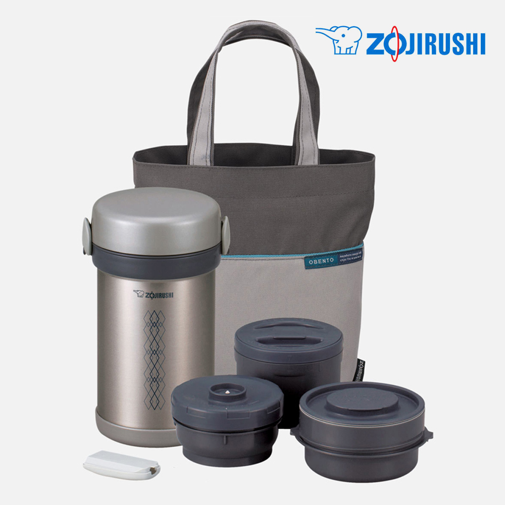 조지루시 보온도시락 840ml SL-NC09 보온 보냉 가방 수능 도시락 직장인 - 상품 이미지
