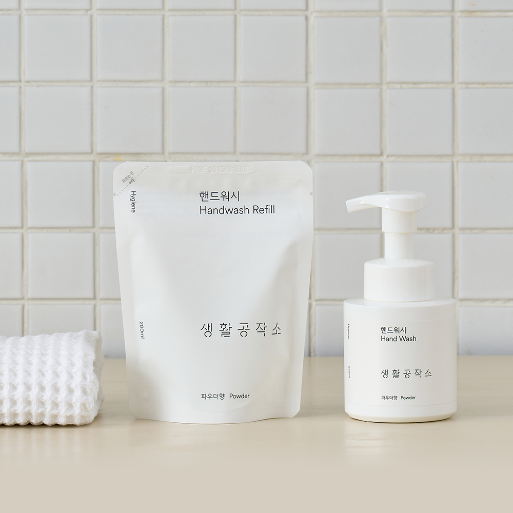 핸드워시 손세정제 본품 1개 리필 3개 이미지 2