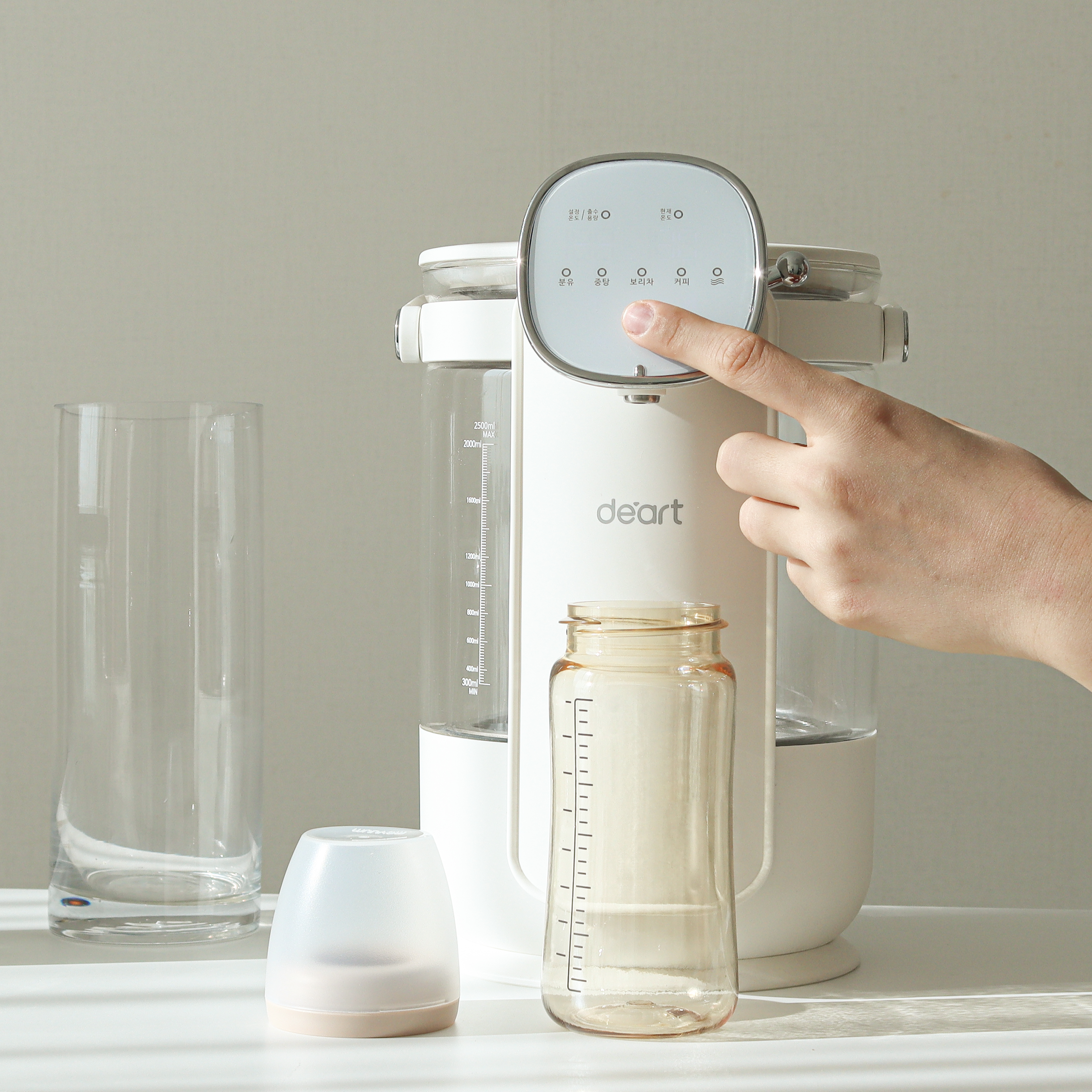 데아트 자동출수형 국민 분유포트 버전3 전기포트 티포트