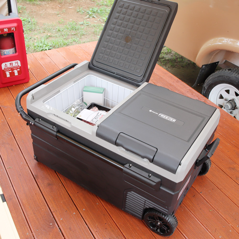 툴콘 프리저 75L 캠핑 이동식 차량용 냉장고 냉동고 TF-75