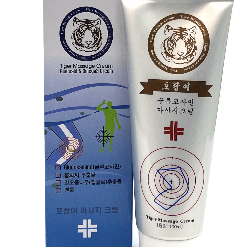 호랑이 글루코사민 마사지크림 100mlX1개 바디크림 글루코사민 마사지젤 - 상품 이미지