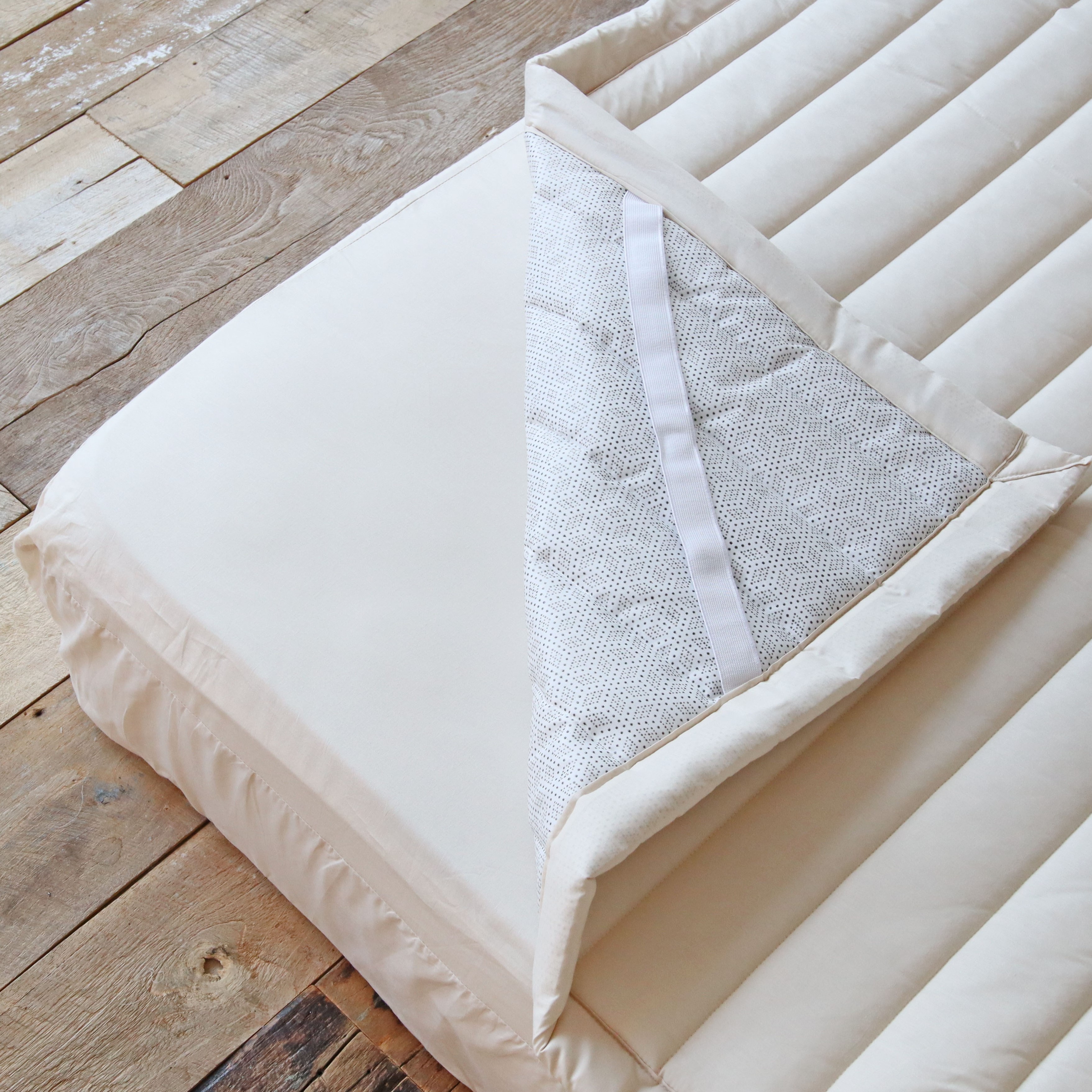 데일리 60수 아사 순면 미끄럼방지 밴딩 사계절 논슬립 매트리스 침대 패드 S/SS