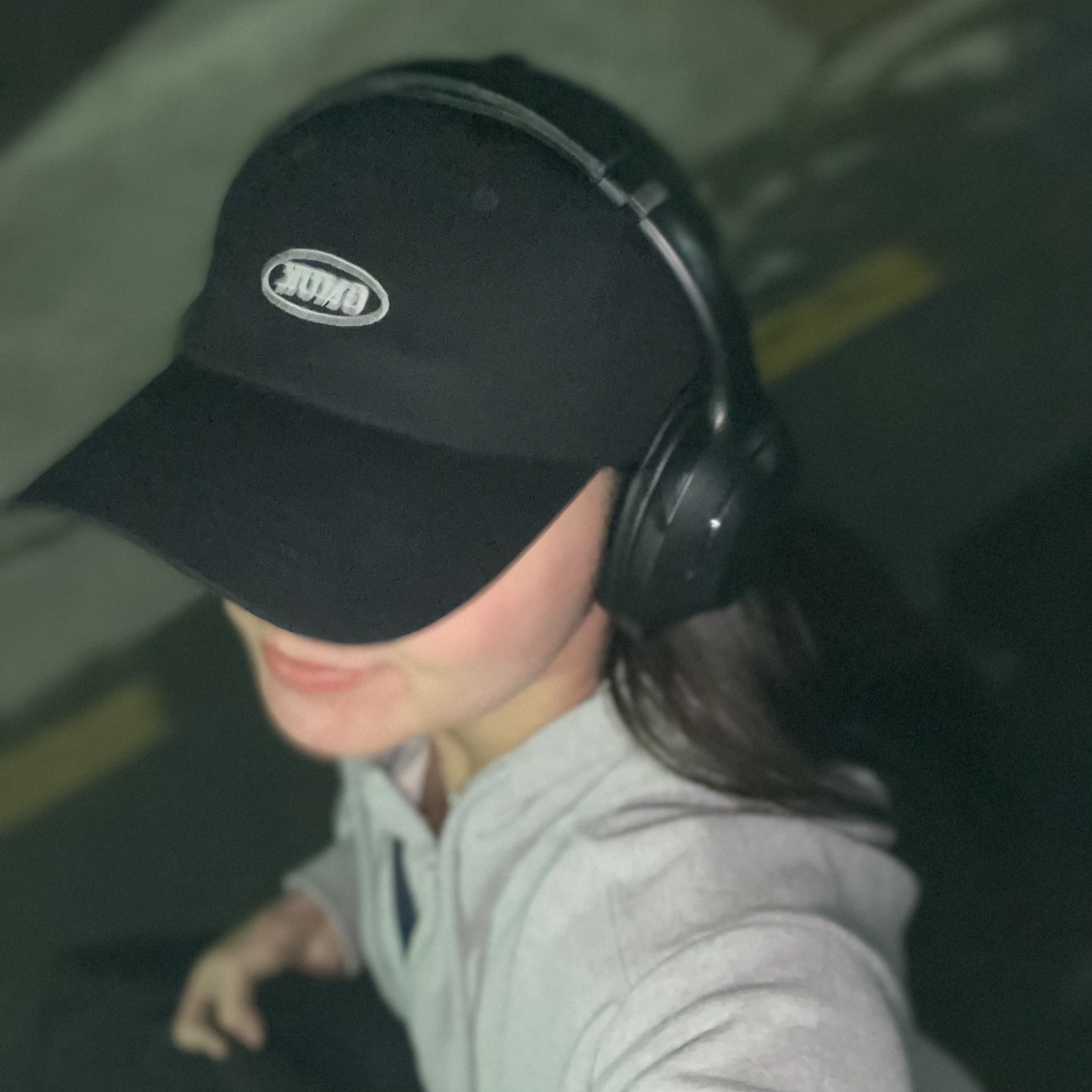 그누크 로고 볼캡 남자 여자 빅사이즈 커플 모자 헬스 짐웨어 - 상세 이미지 3