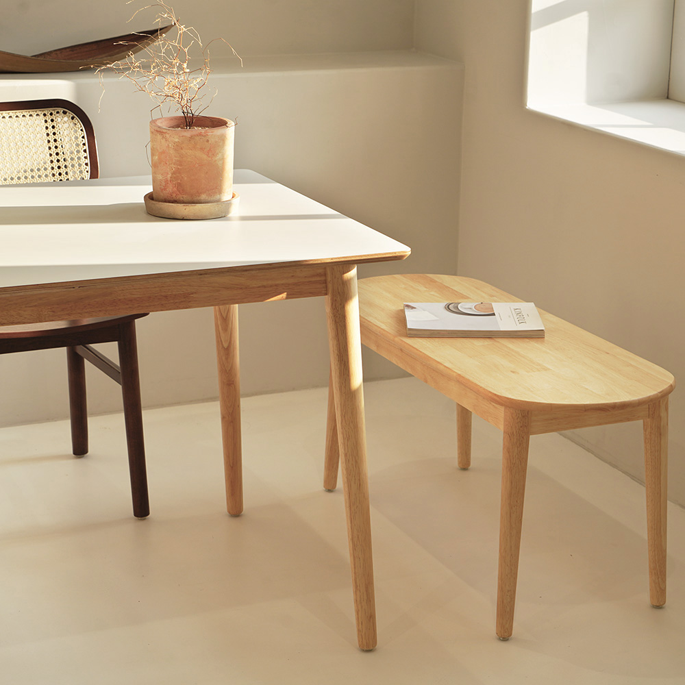 자야캠핑 카야니 양면 HPM 유칼립투스 원목 직사각 4인용 식탁 테이블 1400