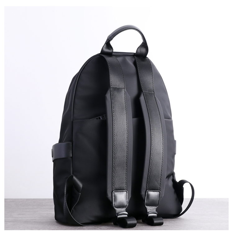 프라다천 백팩 프라다원단 정장 배낭 검정 나일론 여행 소형 가죽 천 가방