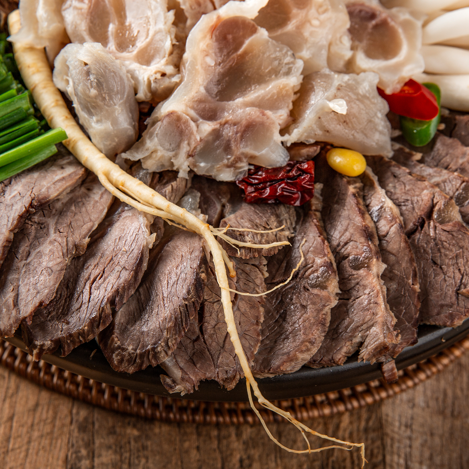 우정옥 아롱사태 수육도가니 스지 선물 세트 1.7kg(4~5인분) - 상세 이미지 3