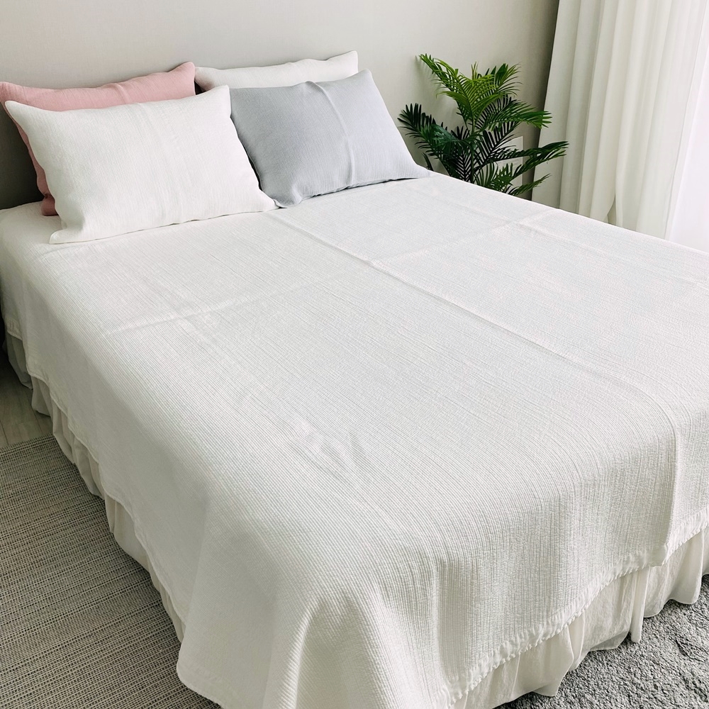 특허청 풍기인견 100% 냉감패드 고정밴드 충무누빔 여름 침대패드 퀸