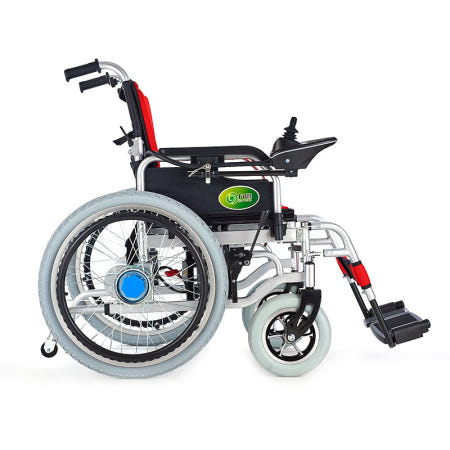 [해외]Handcycle 수동 전동 겸용 접이식 전동 휠체어 어르신 노약자 편리한 로봇 휠체어