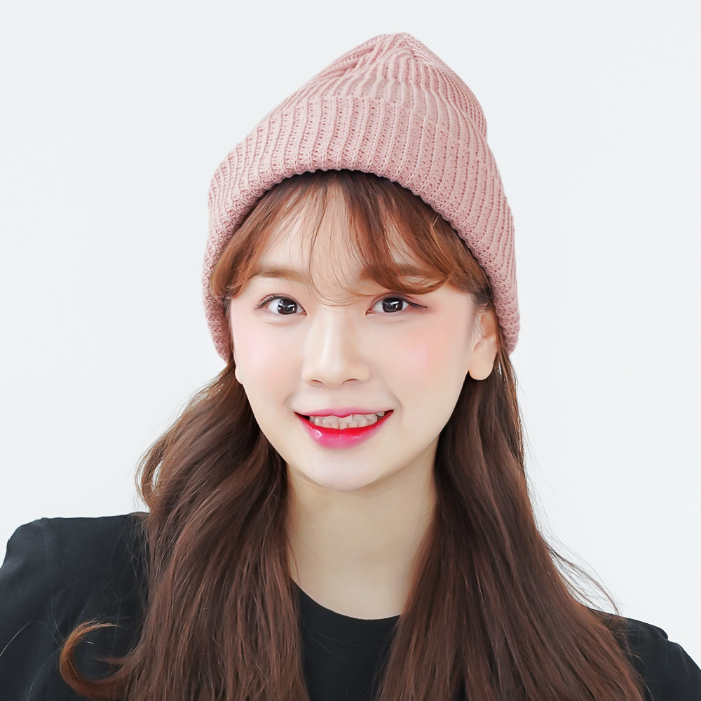 국산 코튼 데일리 여성 남자 니트 여름 겨울 롱비니 면 모자