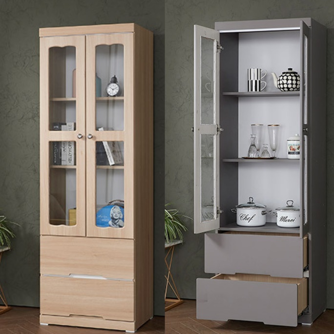 고급 인테리어 장식장 서랍 장식장 양주 트로피 상장 상패 진열장