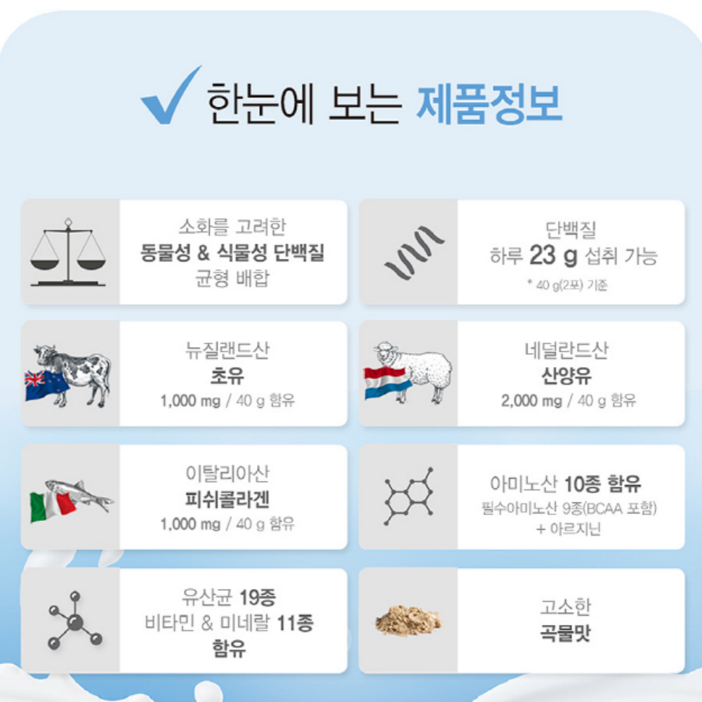 대웅생명과학 초유 산양유 프로틴 콜라겐 쉐이크 단백질 이미지 2