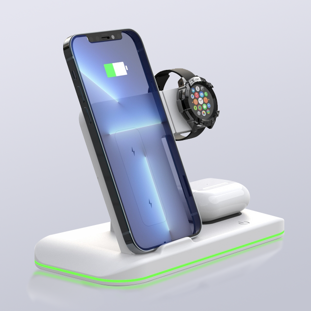 4in1 무선 충전기 갤럭시 워치8 Z플립7 지폴드7 S25 충전독 애플 3in1 호환