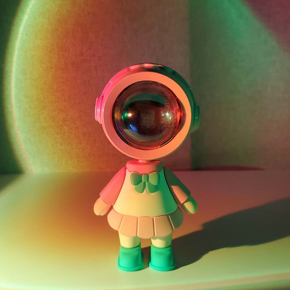 젤센 우주아이돌 썬셋 LED 무선 조명 램프 / RGB 7가지 색상 / 노을 무드등 캠핑 차박 인테리어 캐릭터 디자인 특허 이미지 6