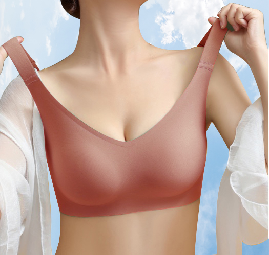 심리스브라 빅사이즈 노와이어 브라렛 와이어리스 젤리 스포츠브라 이미지 2