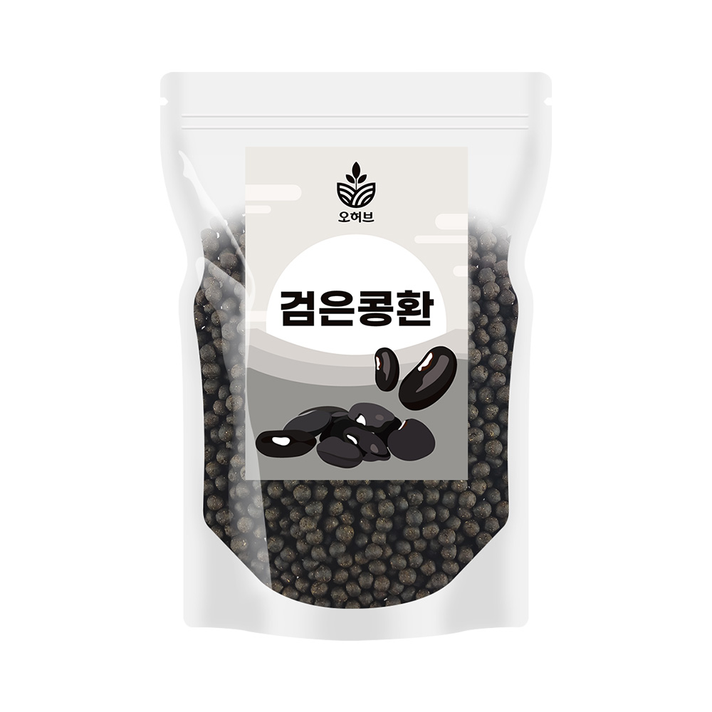 1+1 국산 검은콩환 서리태환 250g
