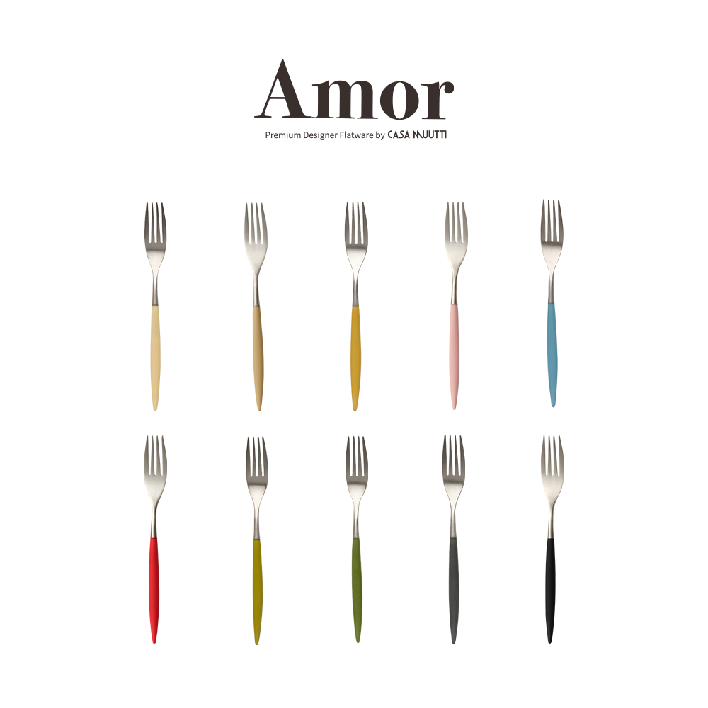 까사무띠 아모르 커트러리 양식기 카페 브런치 신혼 / 실버 디저트포크