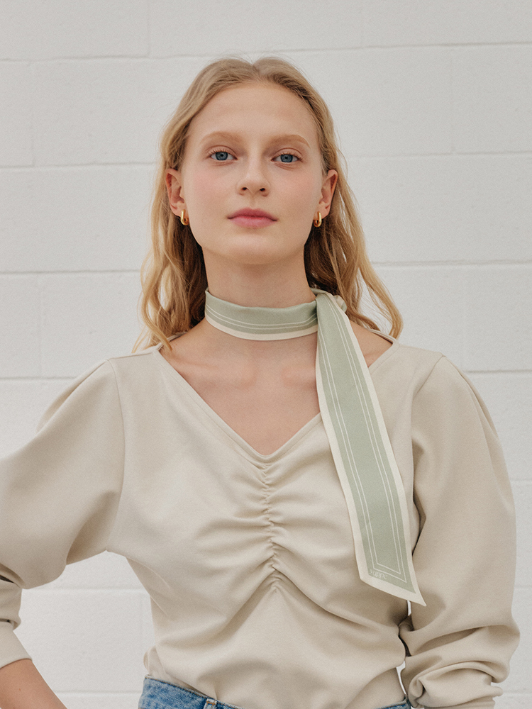 LINE TWILLY SCARF_MINT - 메인 이미지