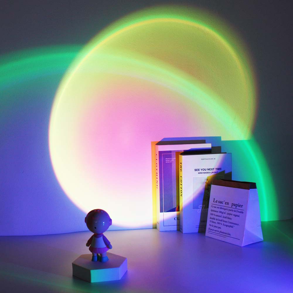 젤센 우주아이돌 썬셋 LED 무선 조명 램프 / RGB 7가지 색상 / 노을 무드등 캠핑 차박 인테리어 캐릭터 디자인 특허 - 상세 이미지 3