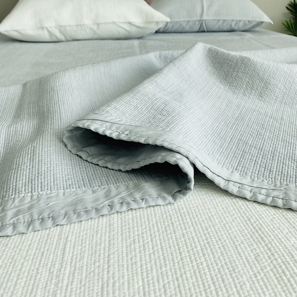 특허청 풍기인견 100% 냉감패드 고정밴드 충무누빔 여름 침대패드 퀸