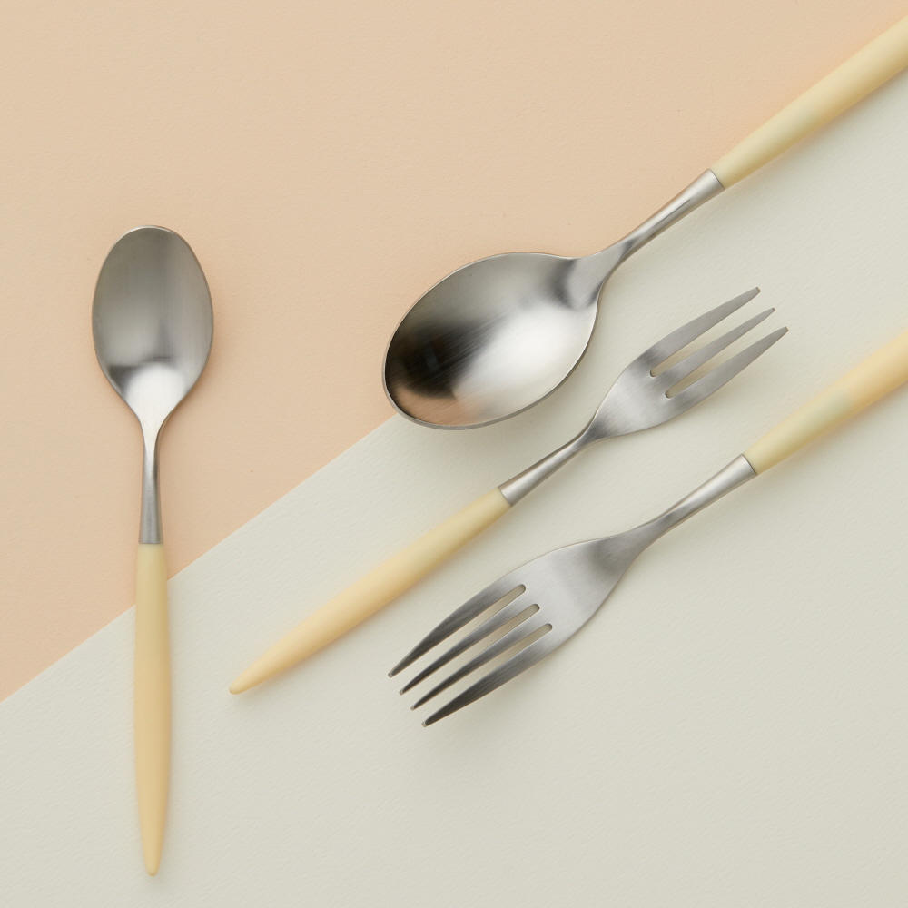 까사무띠 아모르 커트러리 양식기 카페 브런치 레스토랑 / 실버 티스푼 - 상세 이미지 2