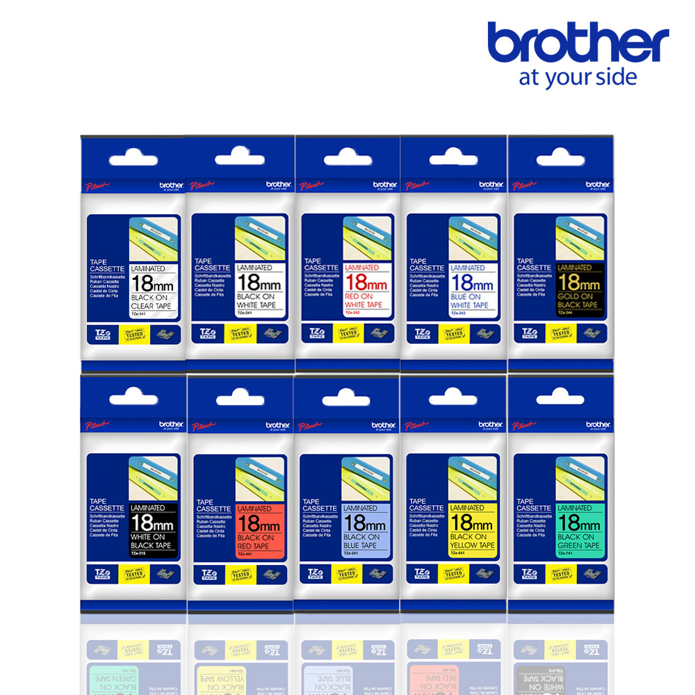정품 브라더 라벨테이프 18mm 라벨지 네임텍 라벨카트리지 TZe-141