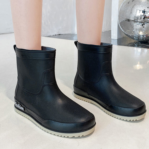 여성 장화 레인부츠 (성인 여름 예쁜 비 미끄럼방지 방수)