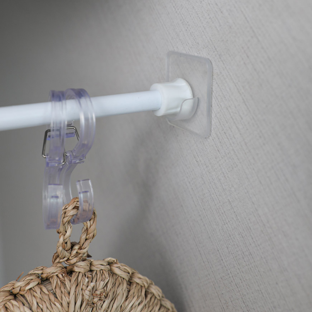 무타공 압축봉 고정 홀더 거치대