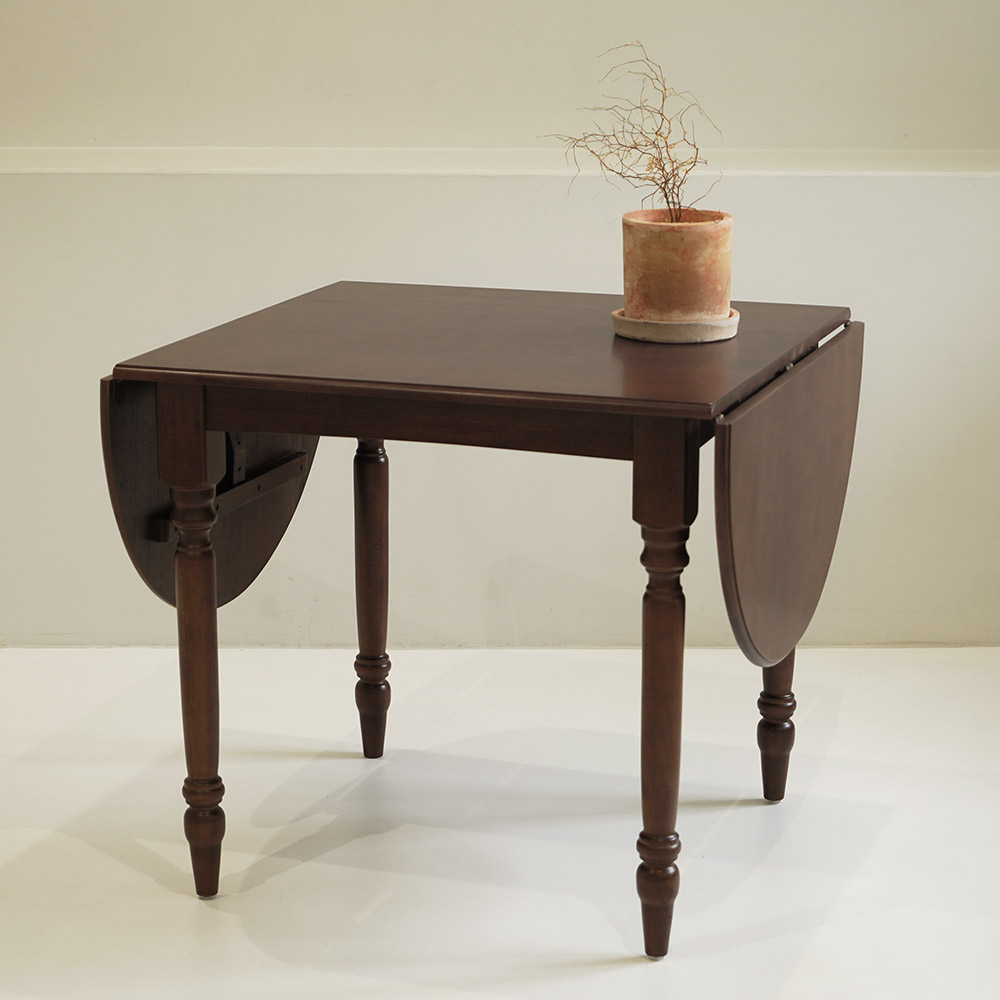 자야캠핑 코콜라 월넛 원목 폴딩 접이식 확장형 2인 4인 6인 식탁 테이블 1600