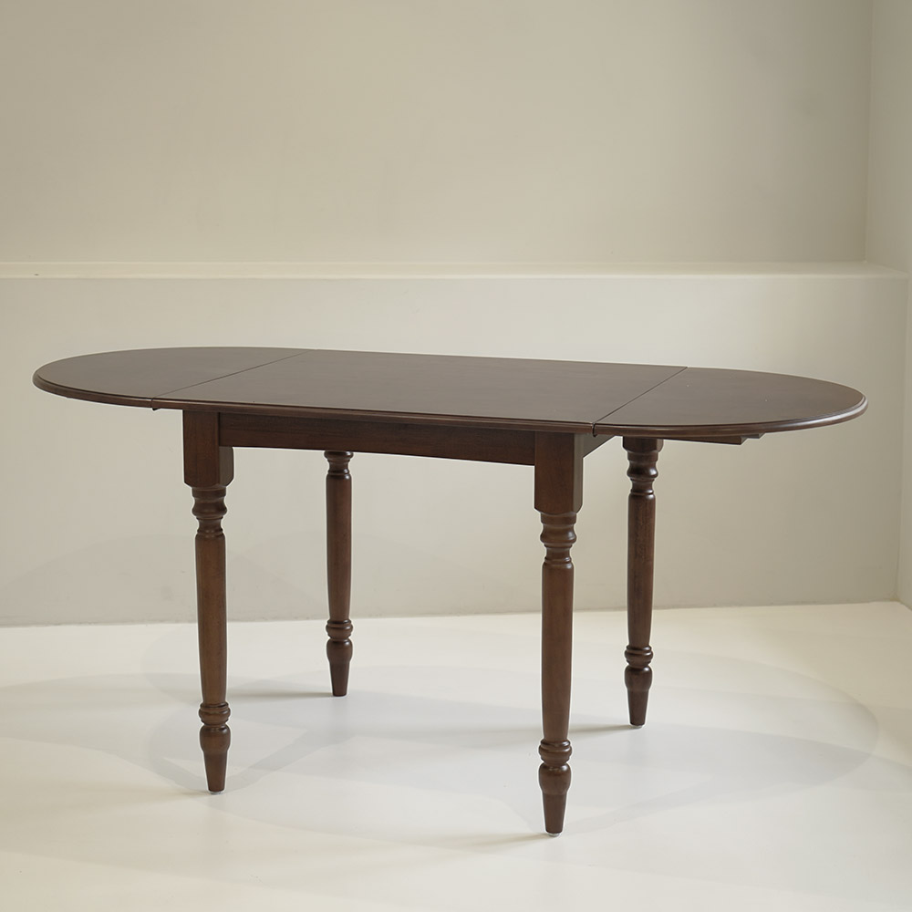 자야캠핑 코콜라 월넛 원목 폴딩 접이식 확장형 2인 4인 6인 식탁 테이블 1600