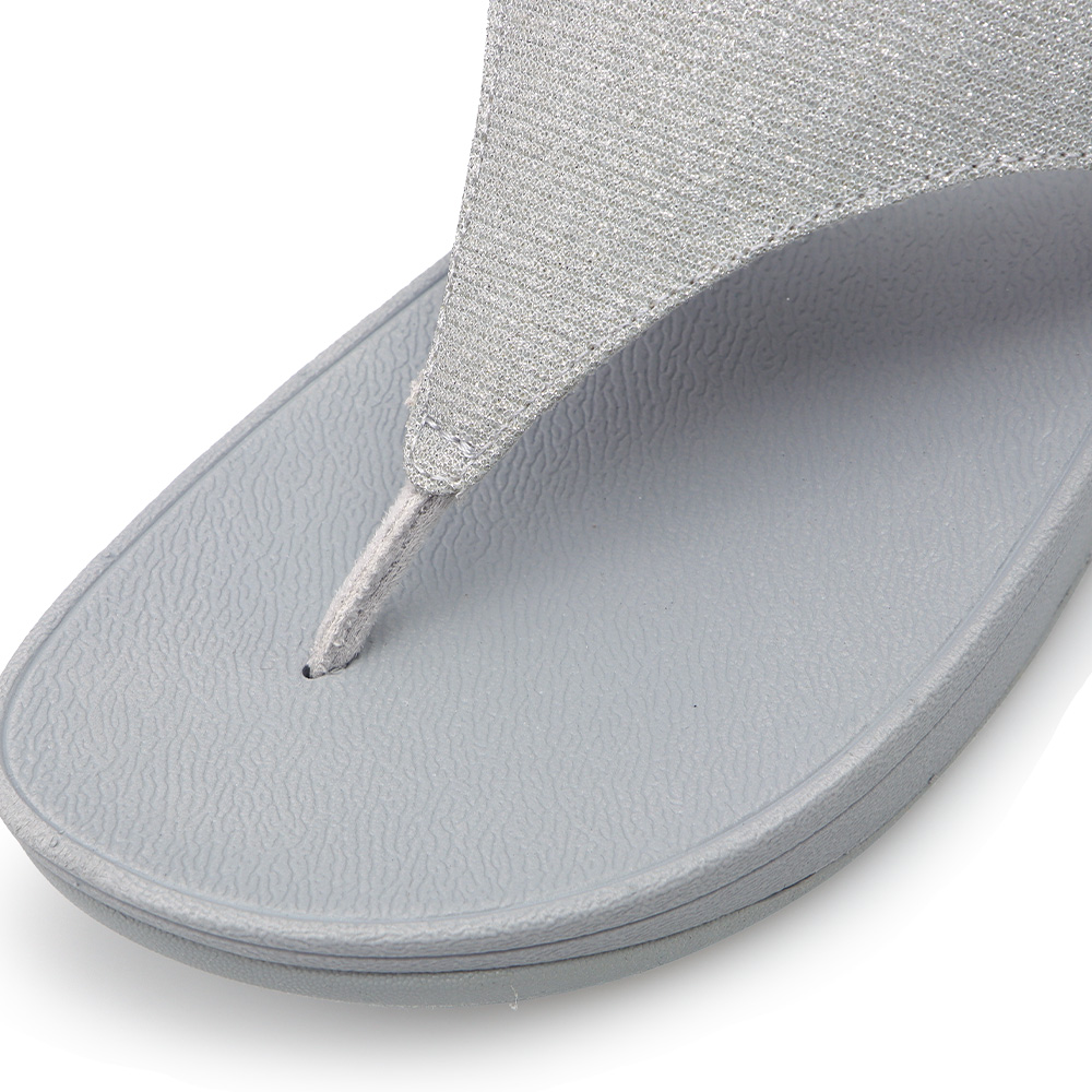 핏플랍 루루 쉬머룩스 쪼리 통슬리퍼 실버