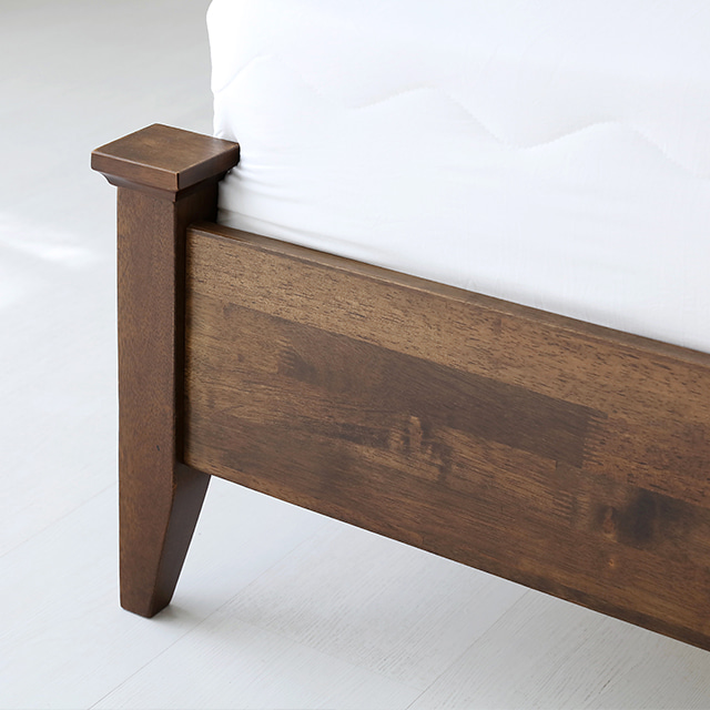 원목 침대 킹 평상형 호텔식 부부 침대프레임