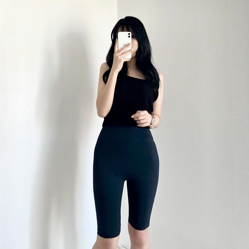 바이커 팬츠 레깅스 5부 4부 하이웨스트 숏츠 반바지 상세 이미지 73