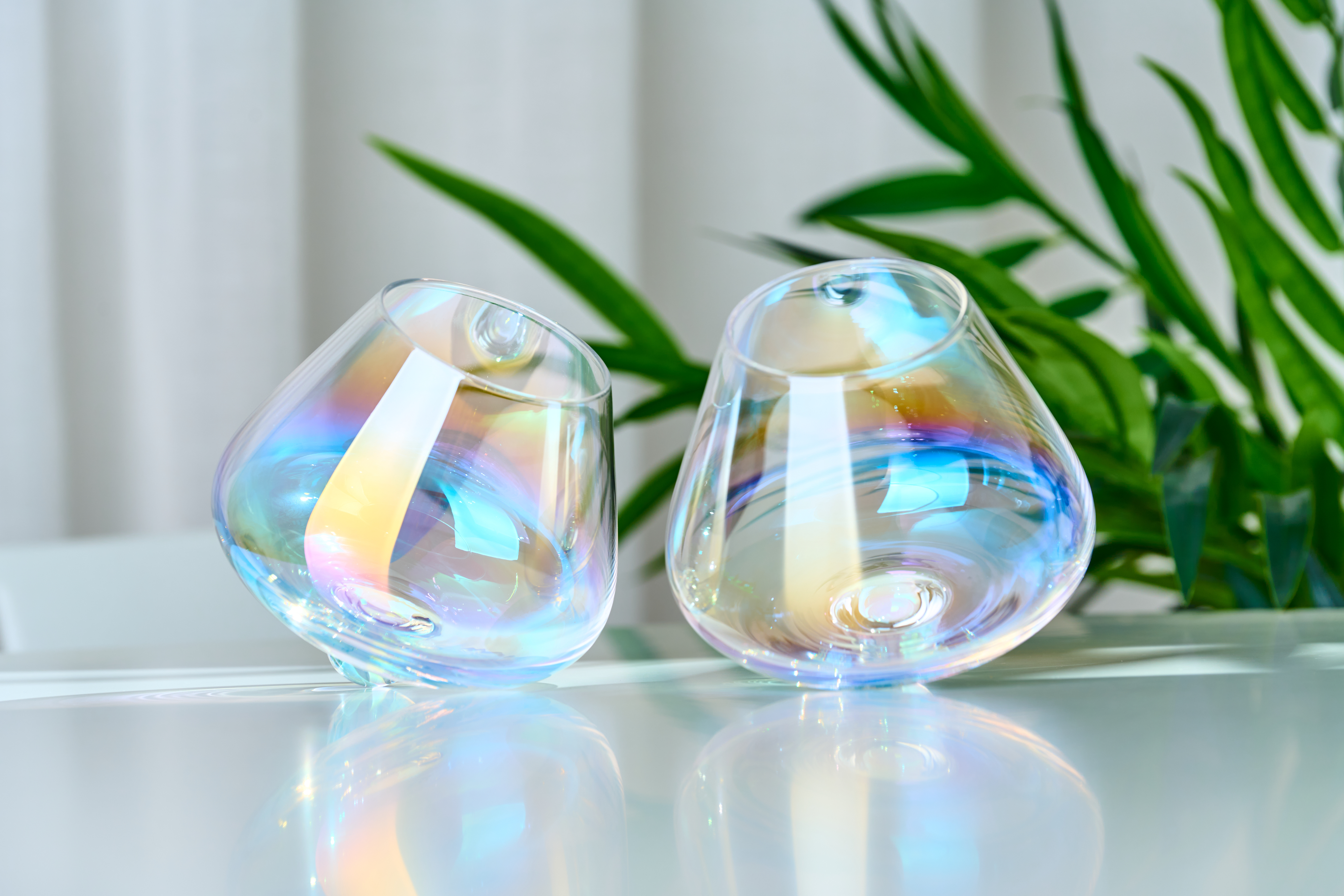 댄싱 위드 오로라 와인잔 2P 선물 패키지 홀로그램 와인잔 / 쇼핑백 추가구매 가능