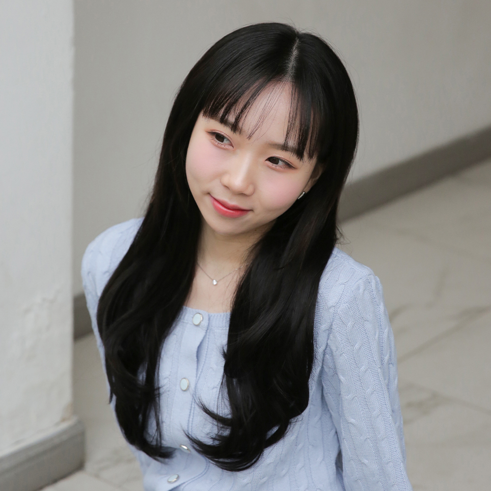 여성 반가발 피스 씨컬펌 똑딱이 긴머리 가발 - 상세 이미지 4