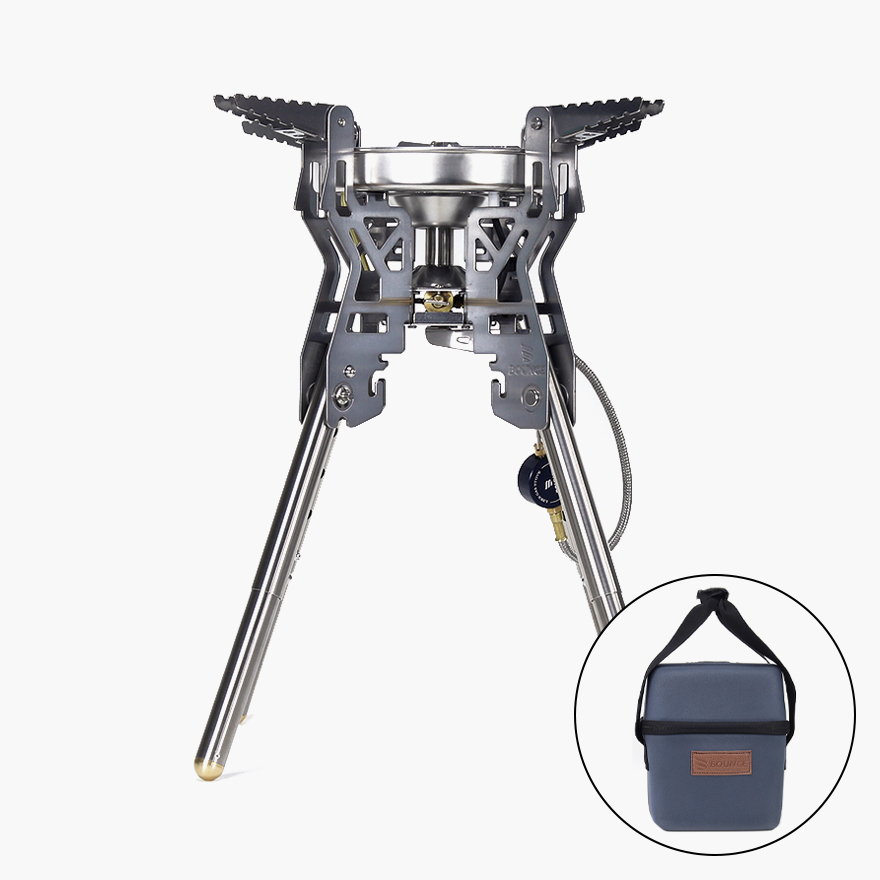 바운스 파워스토브 스페이스1 캠핑 강염 버너 액출 그리들 스토브