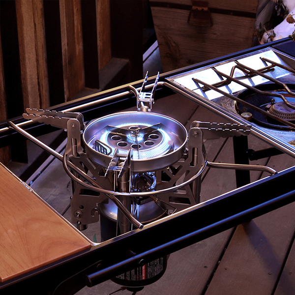 바운스 파워스토브 스페이스1 캠핑 강염 버너 액출 그리들 스토브