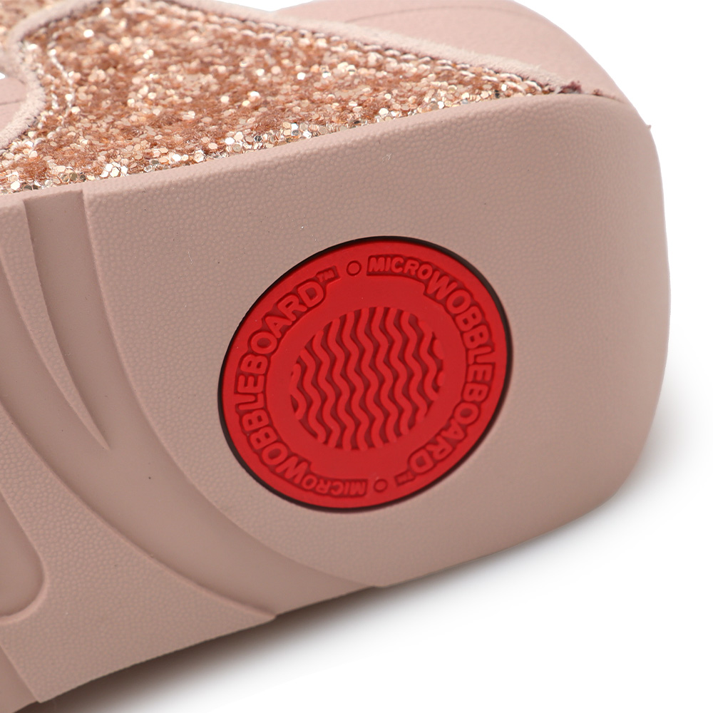 핏플랍 루루 토포스트 글리터 쪼리 플립플랍 로즈골드