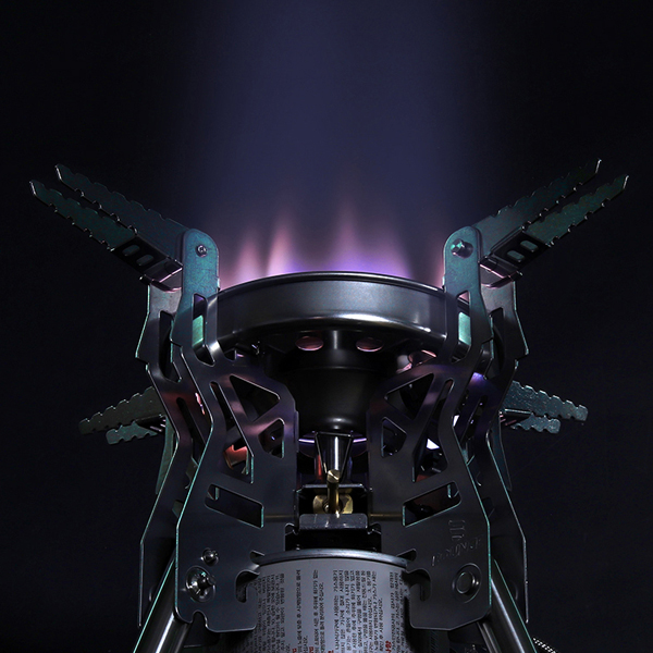 바운스 파워스토브 스페이스1 캠핑 강염 버너 액출 그리들 스토브