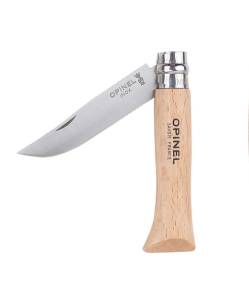 오피넬 나이프 클래식 No6 캠핑 접이식 우드 칼