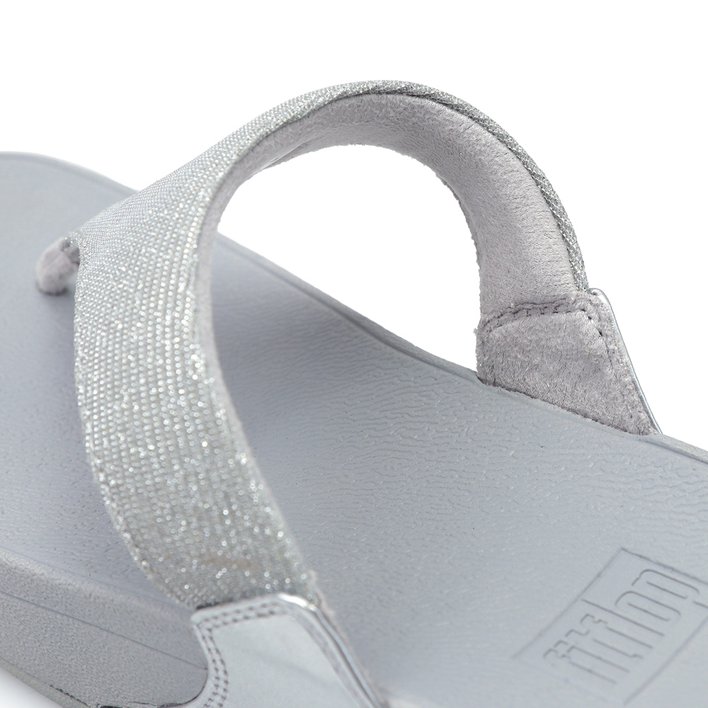 핏플랍 루루 쉬머룩스 쪼리 통슬리퍼 실버