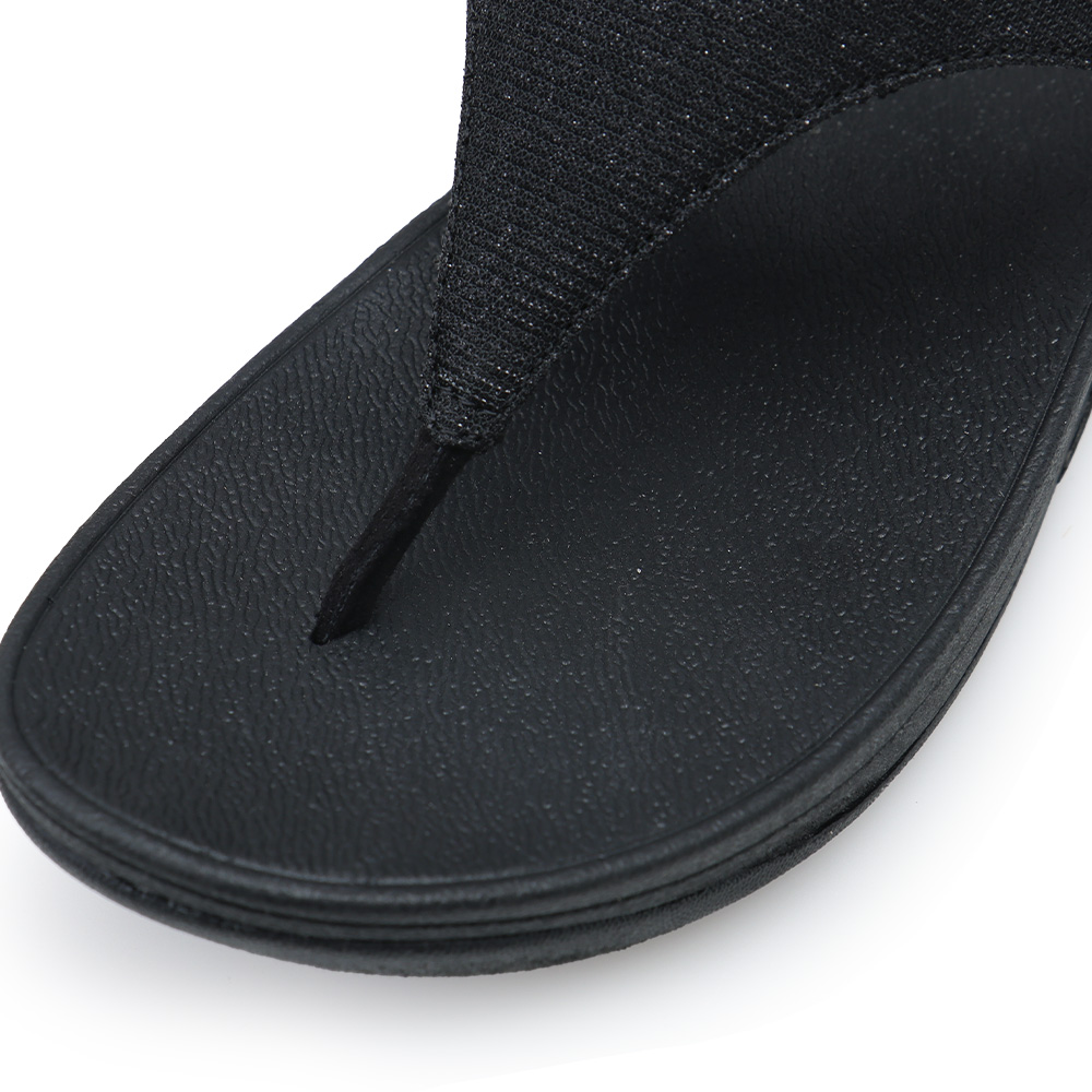 핏플랍 루루 쉬머룩스 쪼리 통슬리퍼 블랙