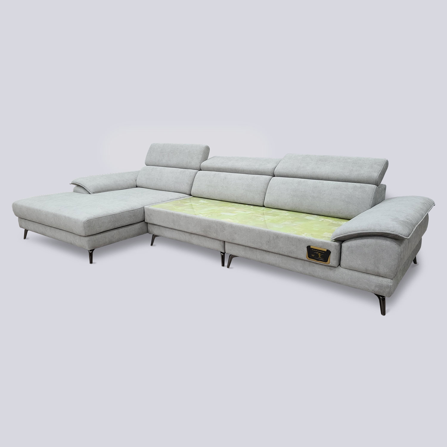 킹마담 코비 카우치형 돌침대쇼파 온열 홍맥반석 온돌침대