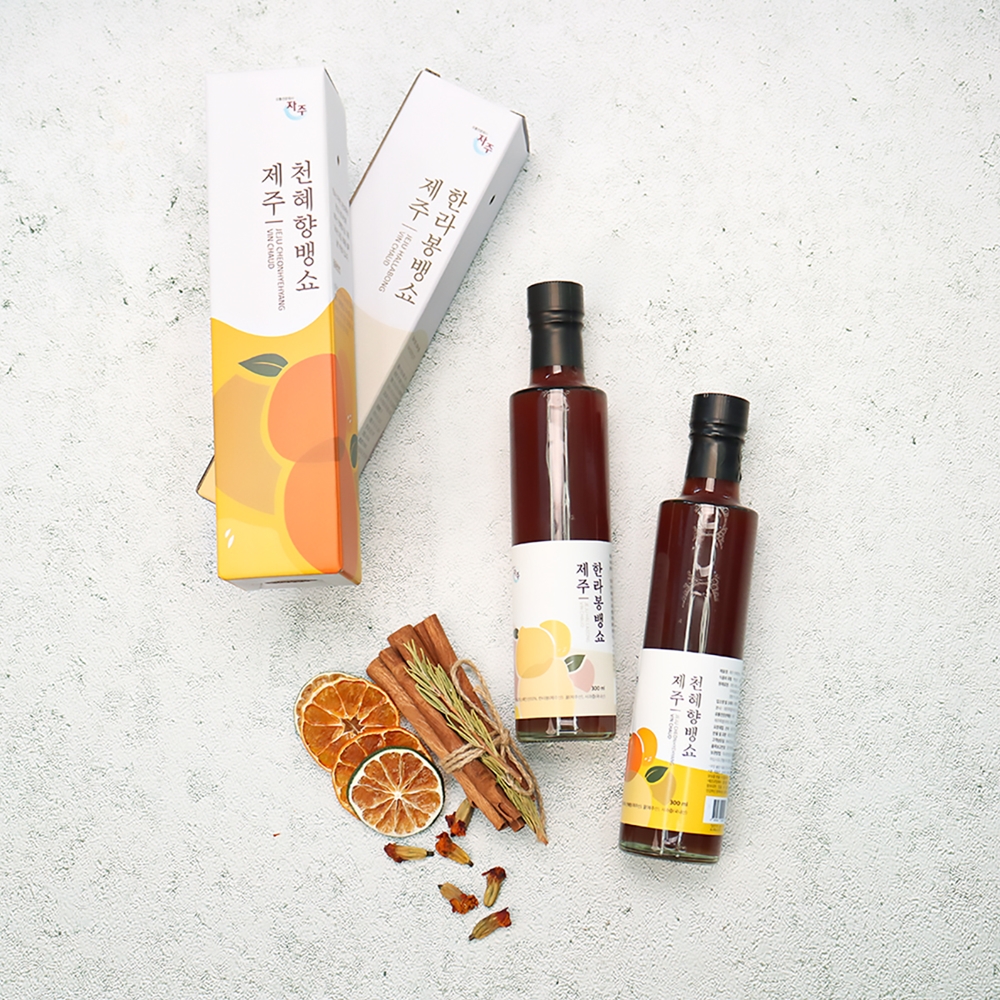 제주 한라봉 뱅쇼 300ml 무알콜 홈카페 탄산수 아이스 에이드 와인 수제청 선물 - 상세 이미지 4