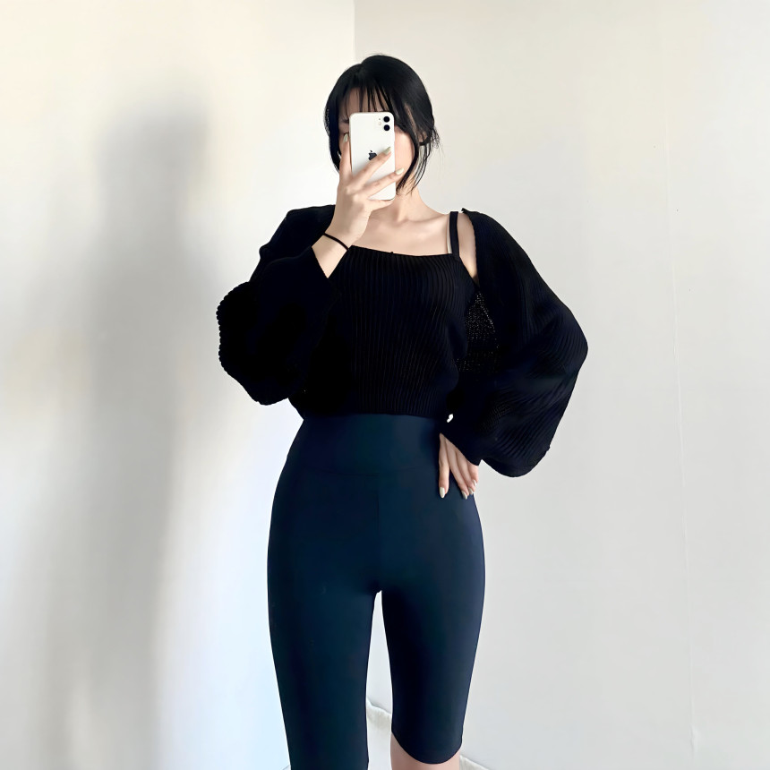 바이커 팬츠 레깅스 5부 4부 하이웨스트 숏츠 반바지 상세 이미지 70