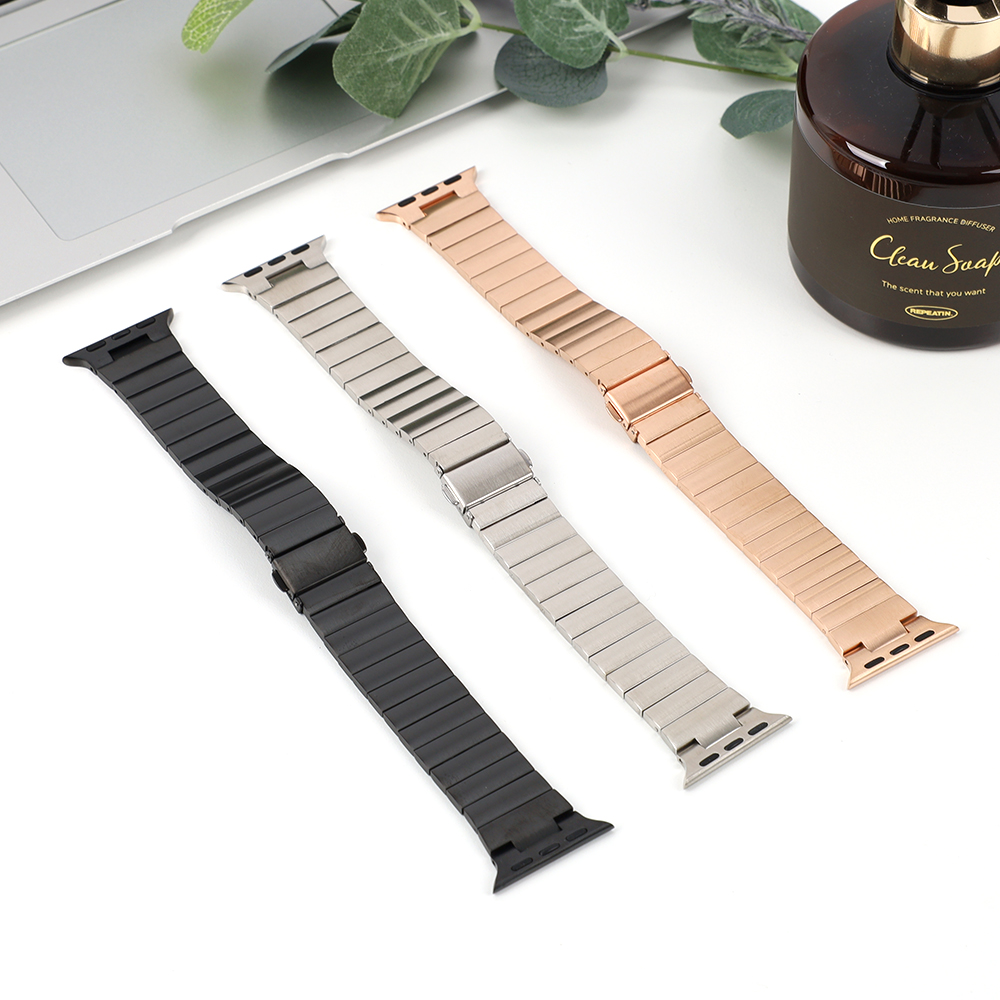 애플워치 스트랩 메탈 링크브레이슬릿 루프 밴드 시계줄 42mm / 44mm / 45mm공용 - 상세 이미지 5