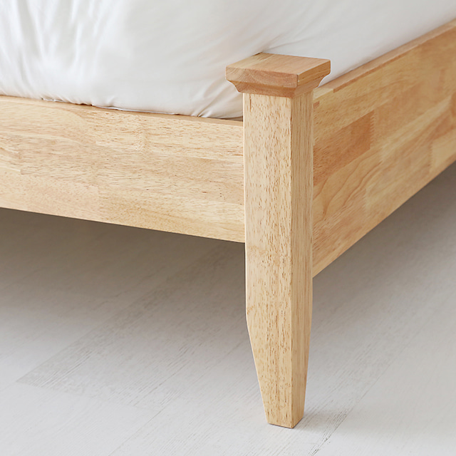 원목 침대 킹 평상형 호텔식 부부 침대프레임