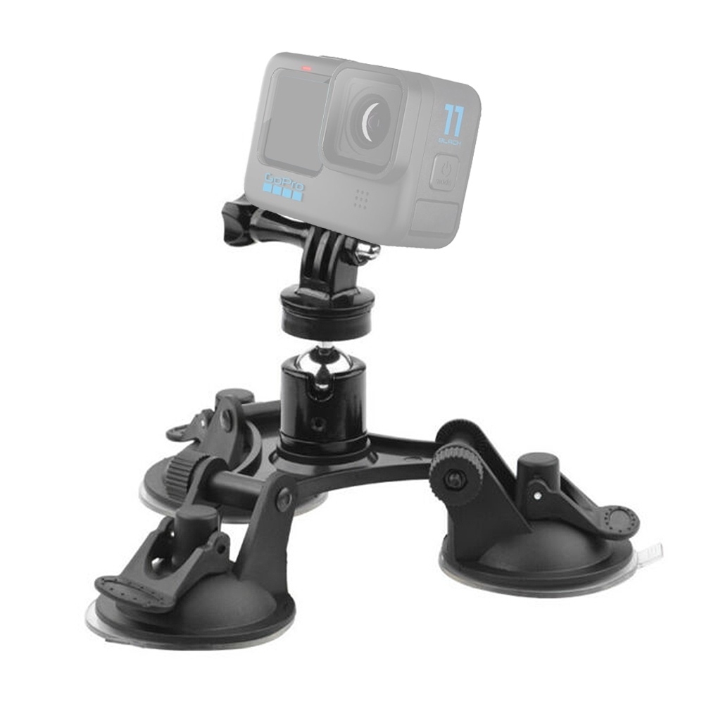 고프로 1/4 나사 카메라 흡착 석션컵 마운트 핫슈 고정 어댑터 스탠다드