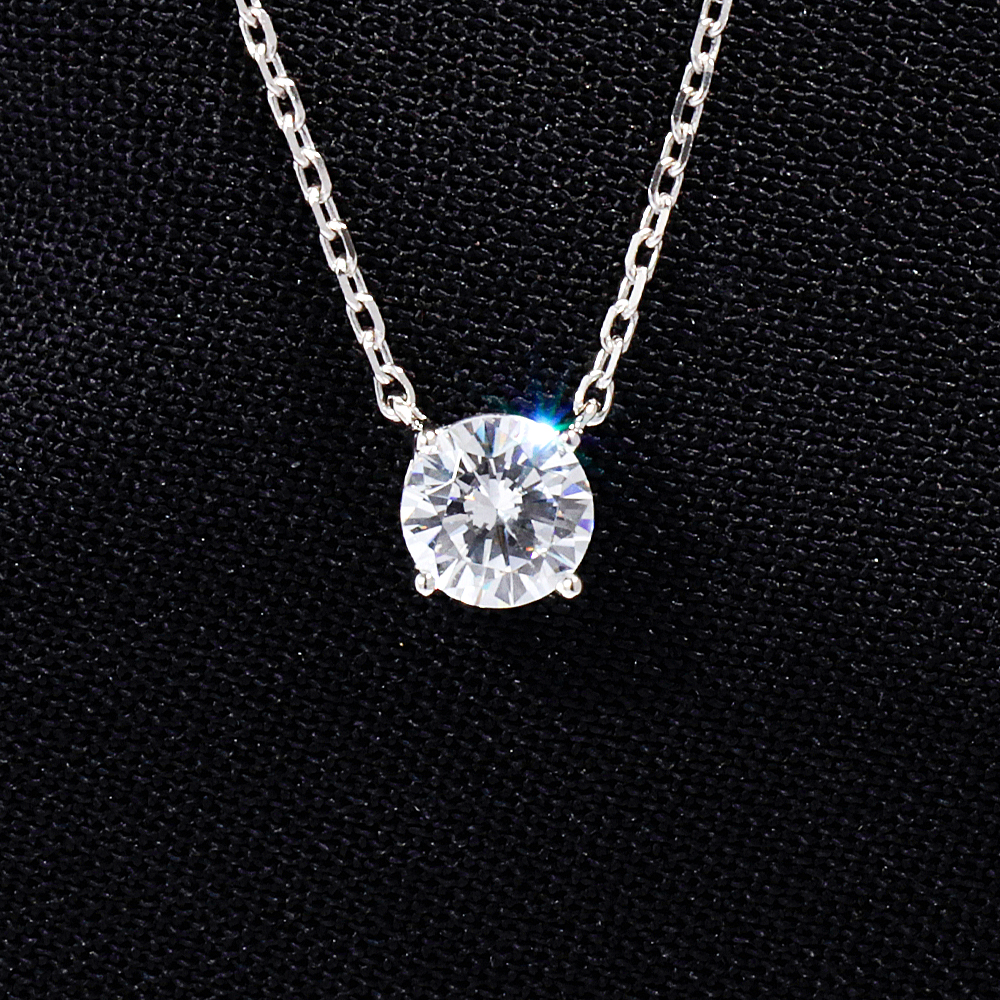 5부 7부 다이아 목걸이 천연 우신 GIA 4프롱 헤븐 프로포즈 결혼 기념일 선물 - 상세 이미지 3